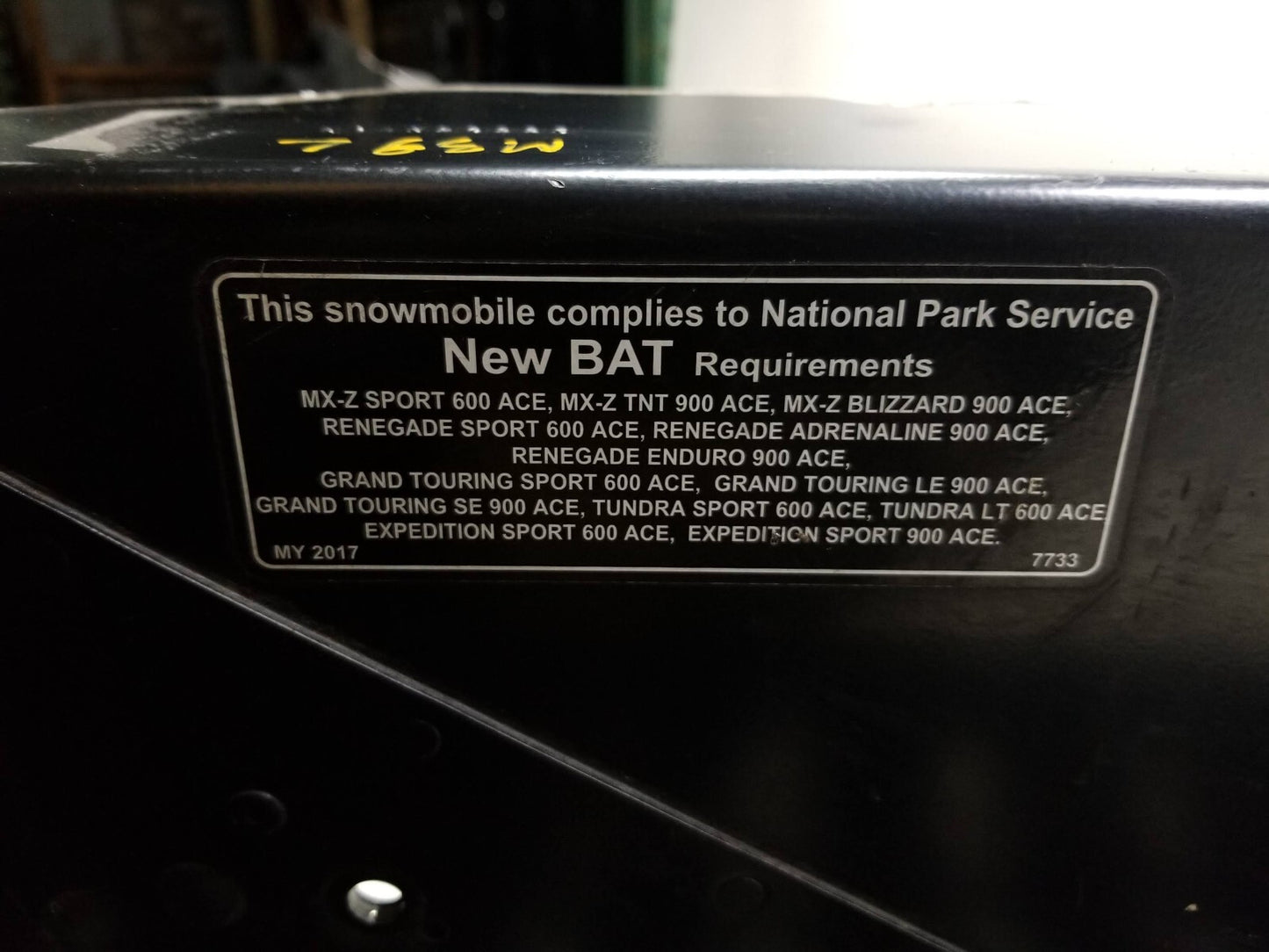 16-19 Ski-doo Renegade 900 Enduro Ace Left Side Panel Frame Chassis Oem✅