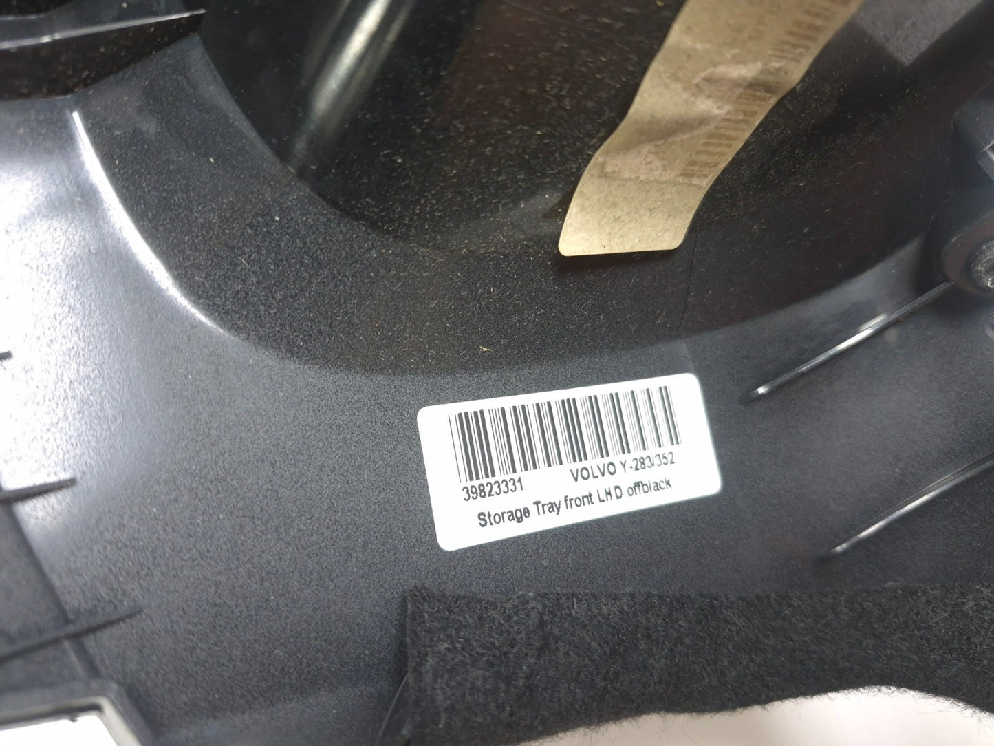 2013 Volvo S60 Center Console Storage Tray Bezel OEM