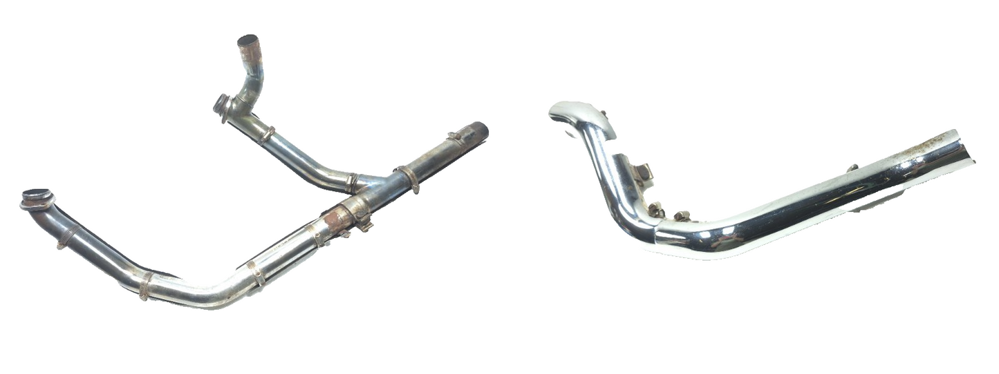 2004 Harley-davidson Touring Electra Glide Exhaust Header Pipe Pair OEM