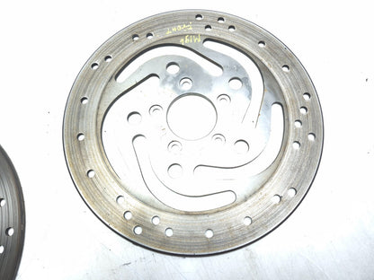 2004 Harley-davidson Sportster Xl883  Brake Rotor Disc Front & Rear Pair OEM