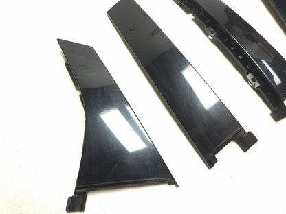2013 Ford Focus Rear Door Pillar Outside Molding Trim Left & Right 4 Pcs OEM
