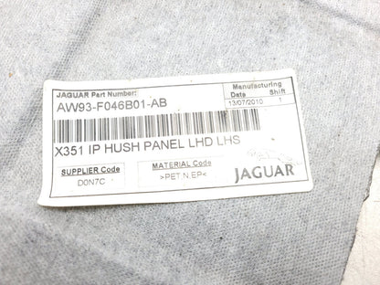 2010 - 2015 Jaguar XJ Dash Hush Panel Cover Trim OEM