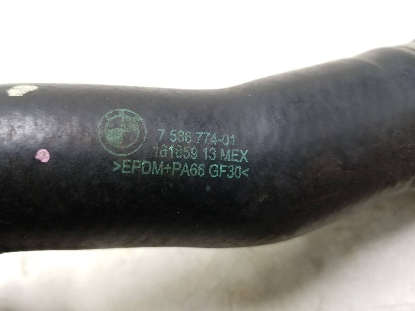 14-18 BMW X5 Engine Coolant Radiator Upper Hose Tube OEM F15 N55 89k Miles✅
