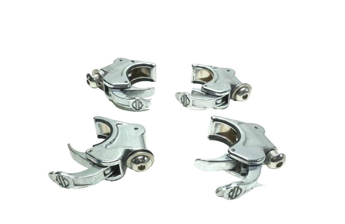 2004 - 2022 Harley Sportster Dyna 39mm Quick Release Windshield Clamps 4pcs