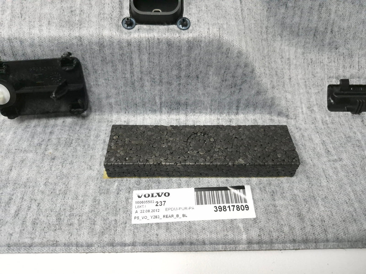 2013 Volvo S60 Rear Package Tray Trim Parcel Shelf Panel OEM