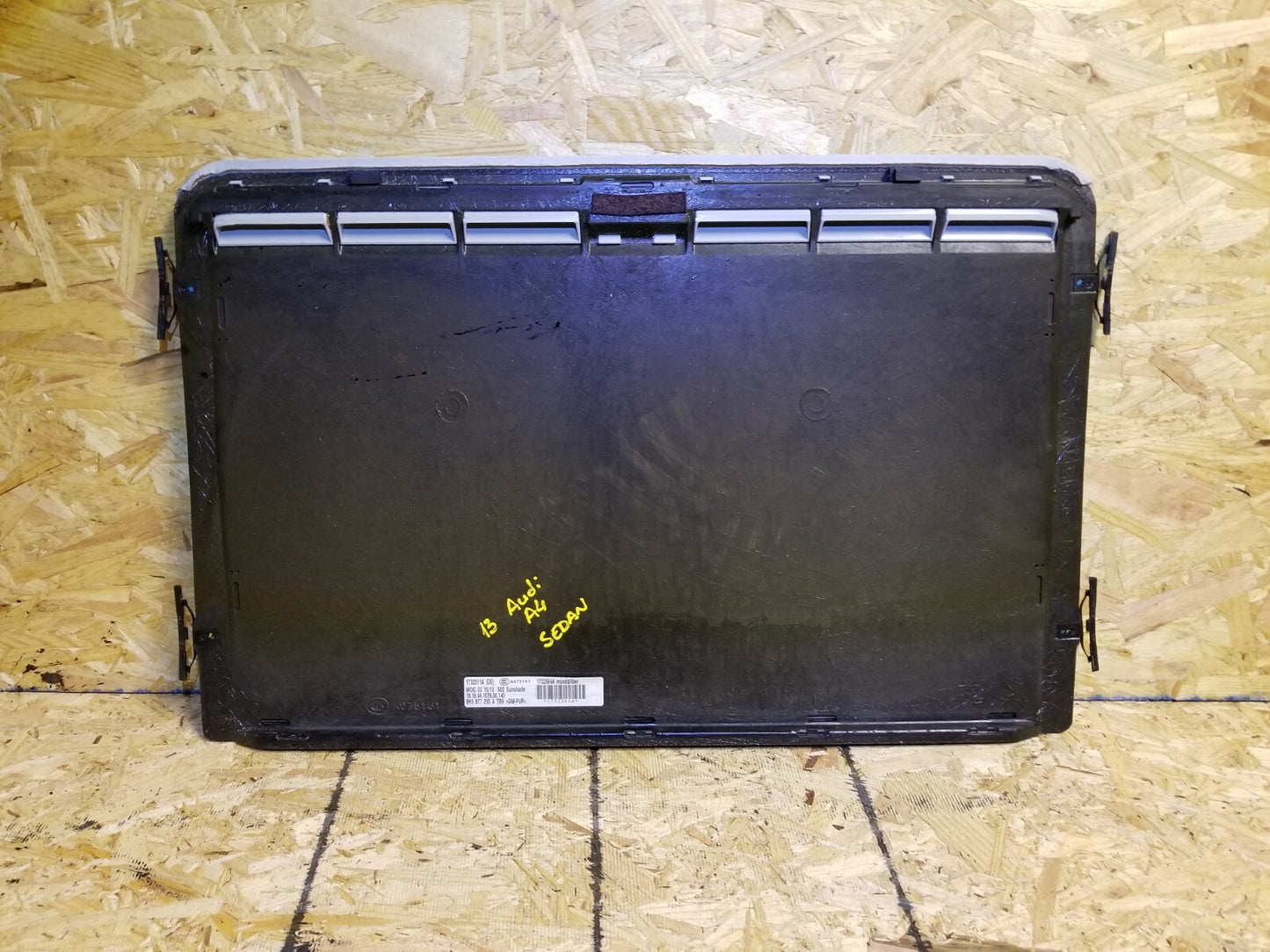 2013 Audi A4 Sunroof Trim Shadow Panel OEM