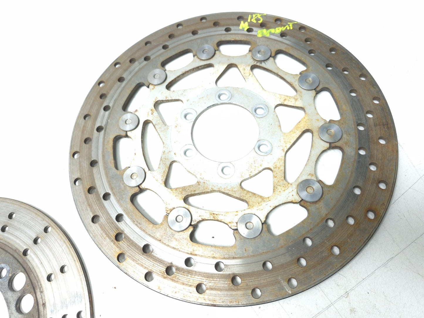 1991 Yamaha Fzr600r Brake Rotor Disc Front & Rear 3pcs OEM
