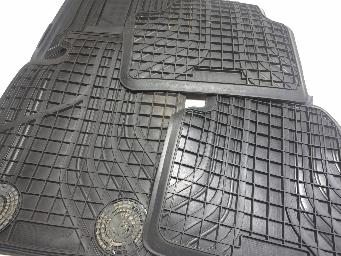 2013 BMW 328i F30 All Weather Rubber Floor Mat Front & Rear 4pcs OEM