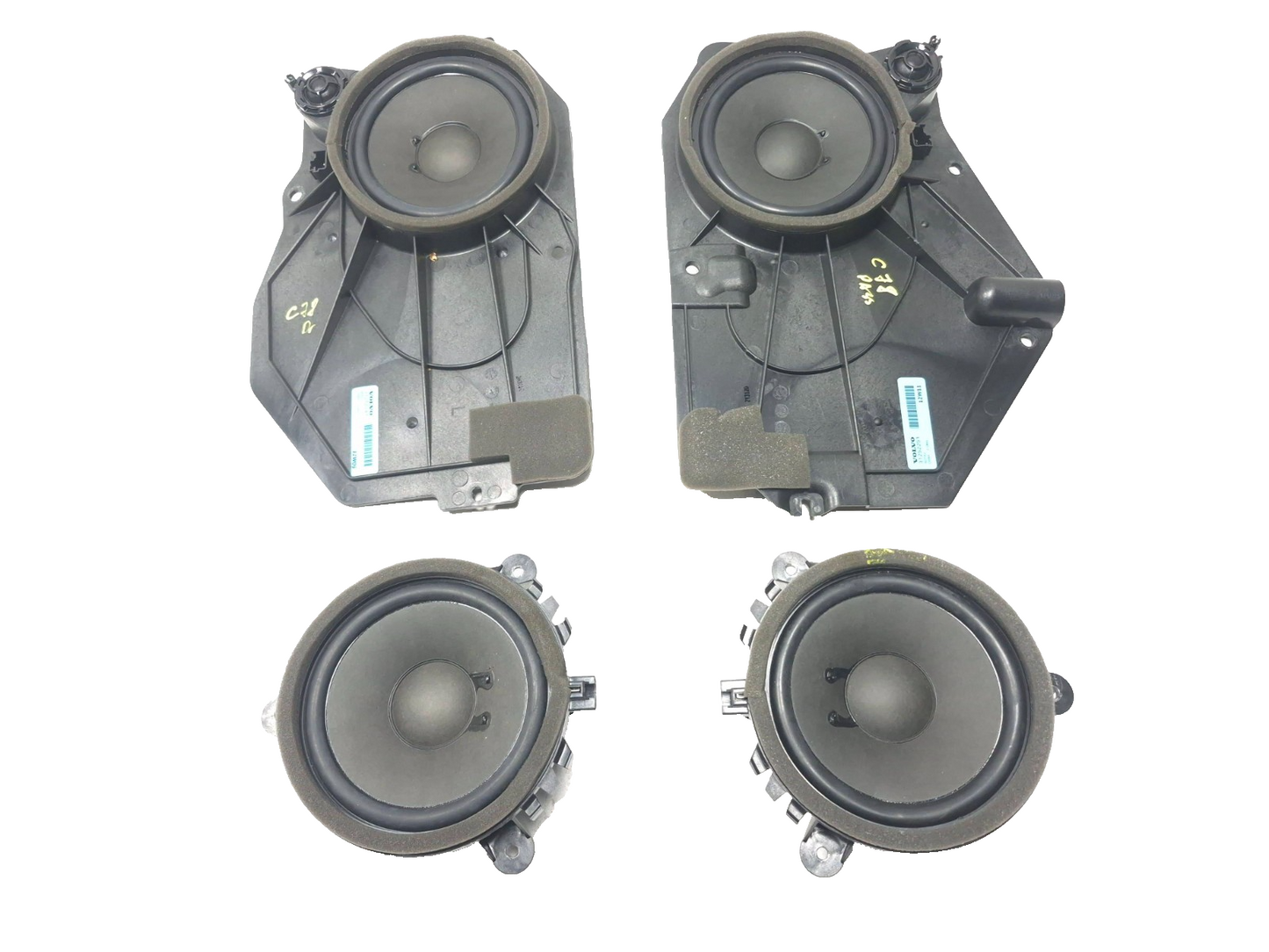 2012 Volvo C30 Audio Speaker 4pcs OEM