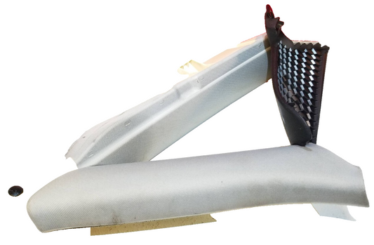 2014 Audi A6 Rear C Pillar Upper Quarter Trim Cover 2pcs OEM