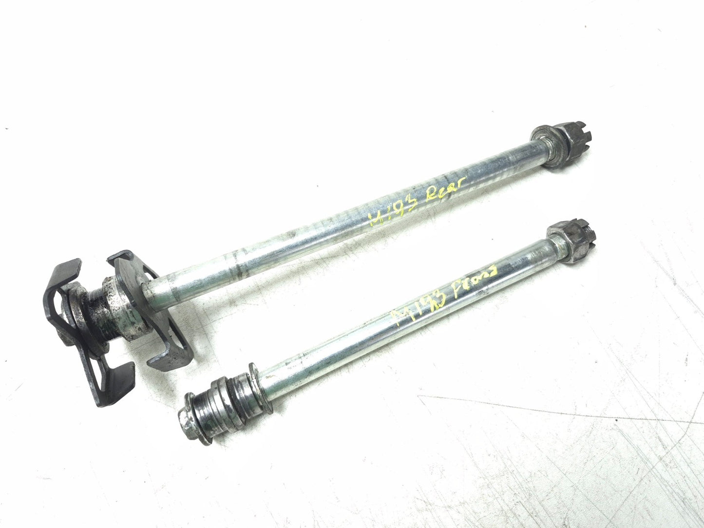 2019 Kawasaki Er400 Z400 Wheel Axle Front & Rear Pair OEM
