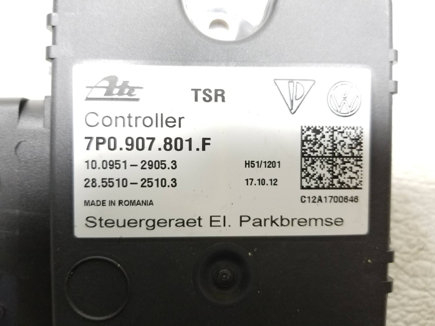 2013 Porsche Cayenne Parking Brake Computer Control Module OEM