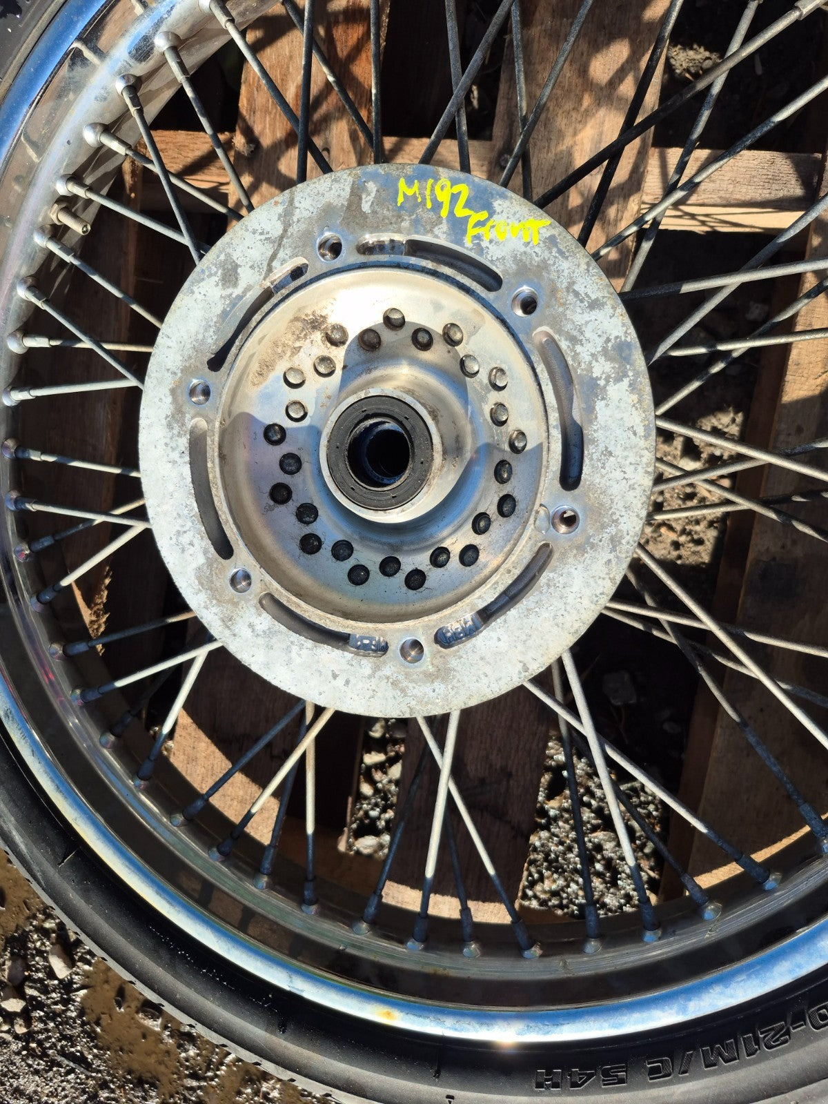 2009 Honda Shadow Vt750 Spirit Wheel Rim & Tire Front & Rear *straight* OEM