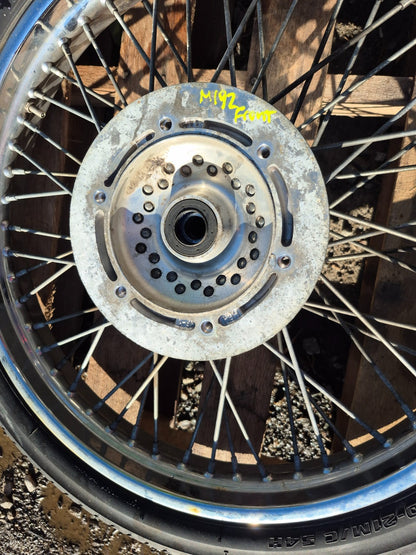 2009 Honda Shadow Vt750 Spirit Wheel Rim & Tire Front & Rear *straight* OEM