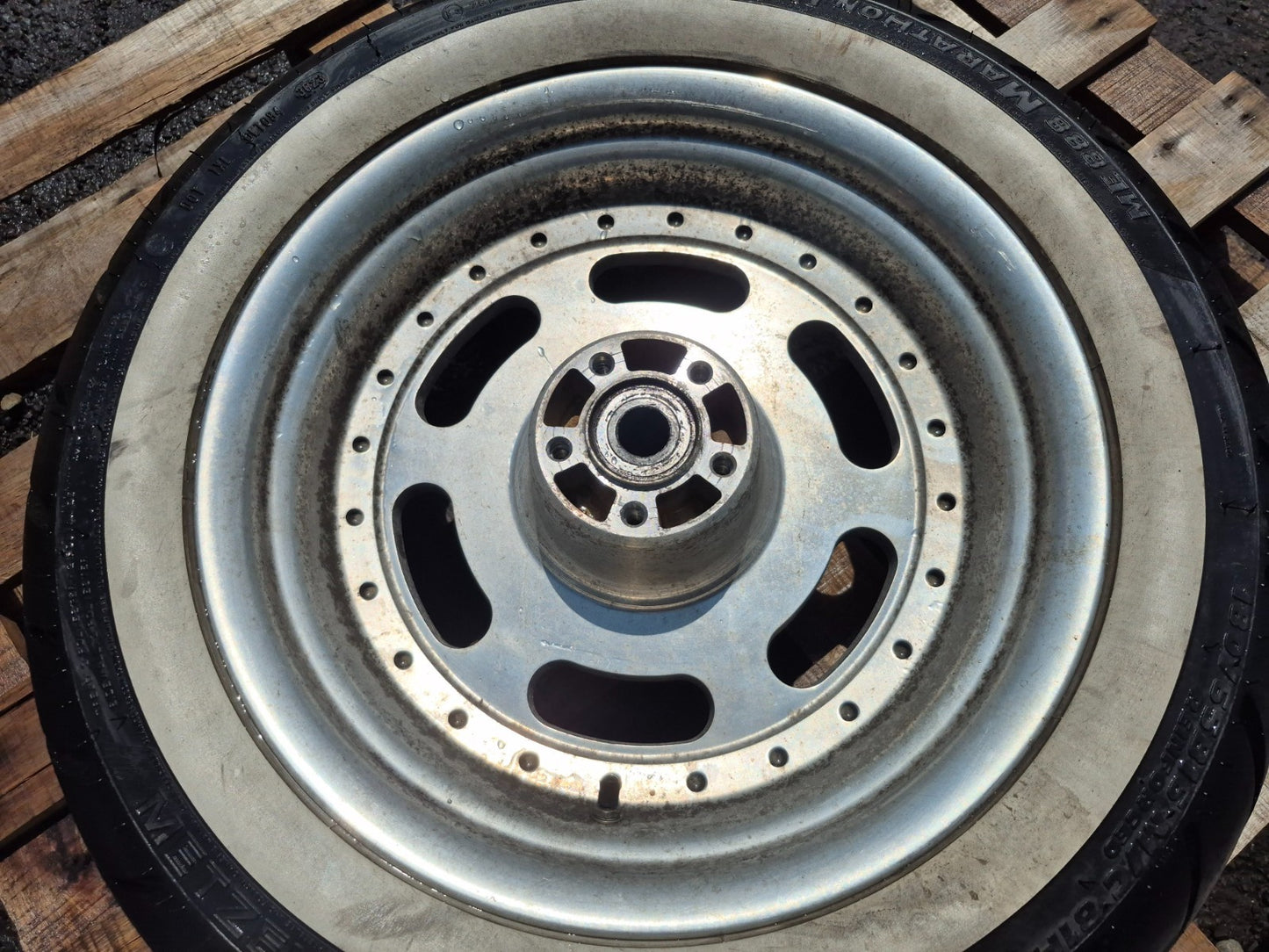 2008 Harley-davidson Dyna Fat Bob Fxdf Rear Wheel Rim & Tire OEM