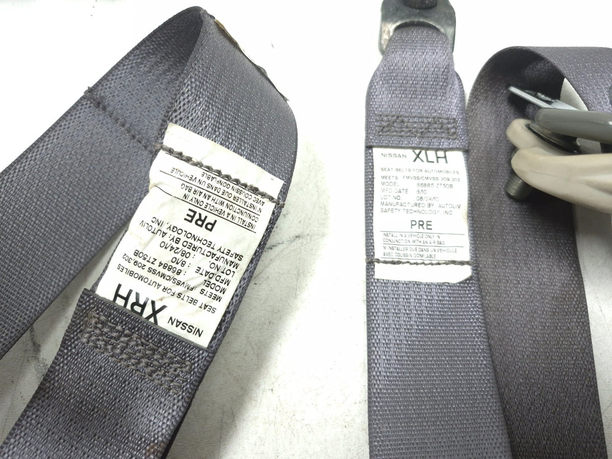 2011 Nissan Sentra Seat Belt Retractor Front & Rear 5 Pcs OEM