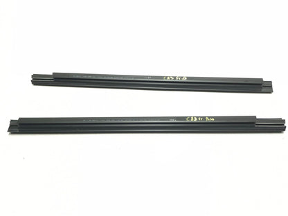 2011 BMW 750li Front Door Inner Weatherstrip Seal Belt Left & Right Pair OEM
