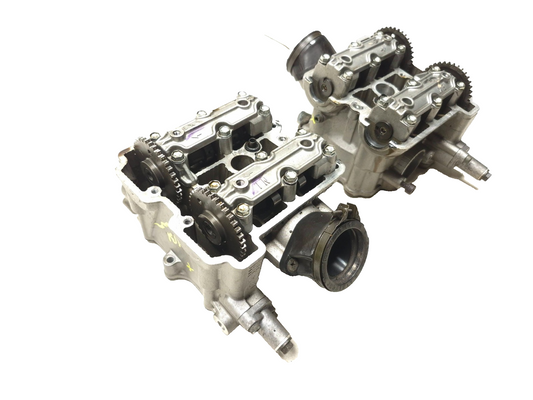 2003 Suzuki Sv650 Engine Cylinder Head Front & Rear Pair OEM