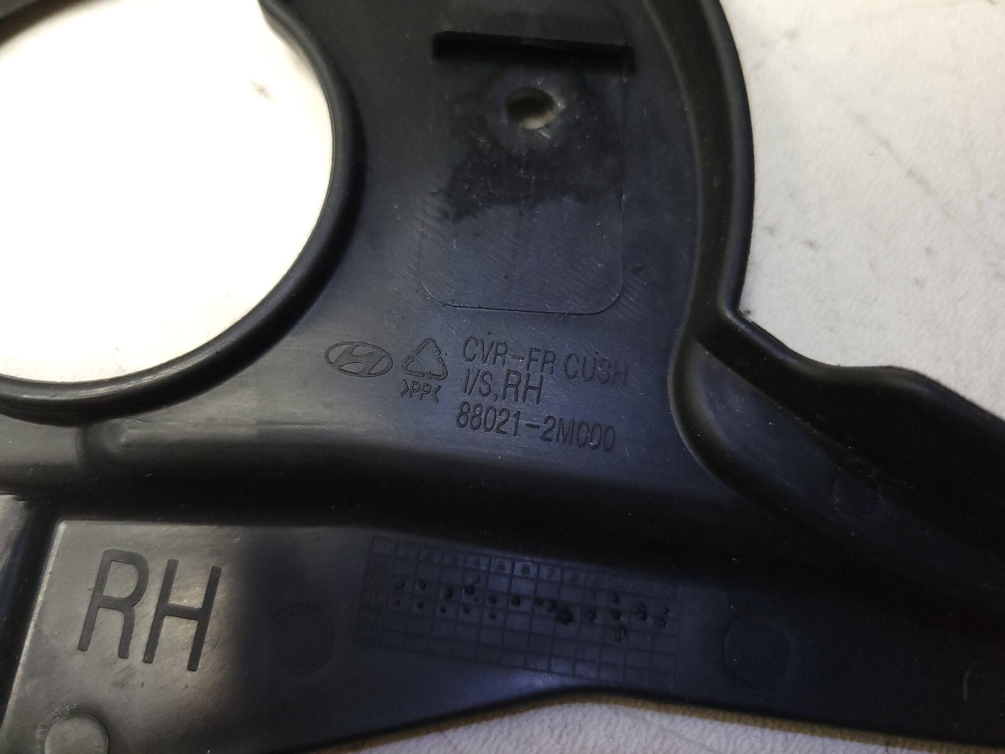 2009 - 2012 Genesis Coupe Front Driver Seat Trim Panel W/ Adjust Knob OEM