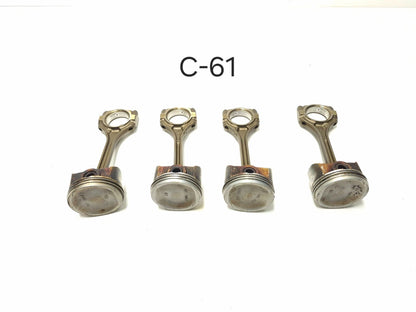 2007 Honda Fit Pison & Connecting Rod 4pcs Size: Std 13010pwcj01 OEM