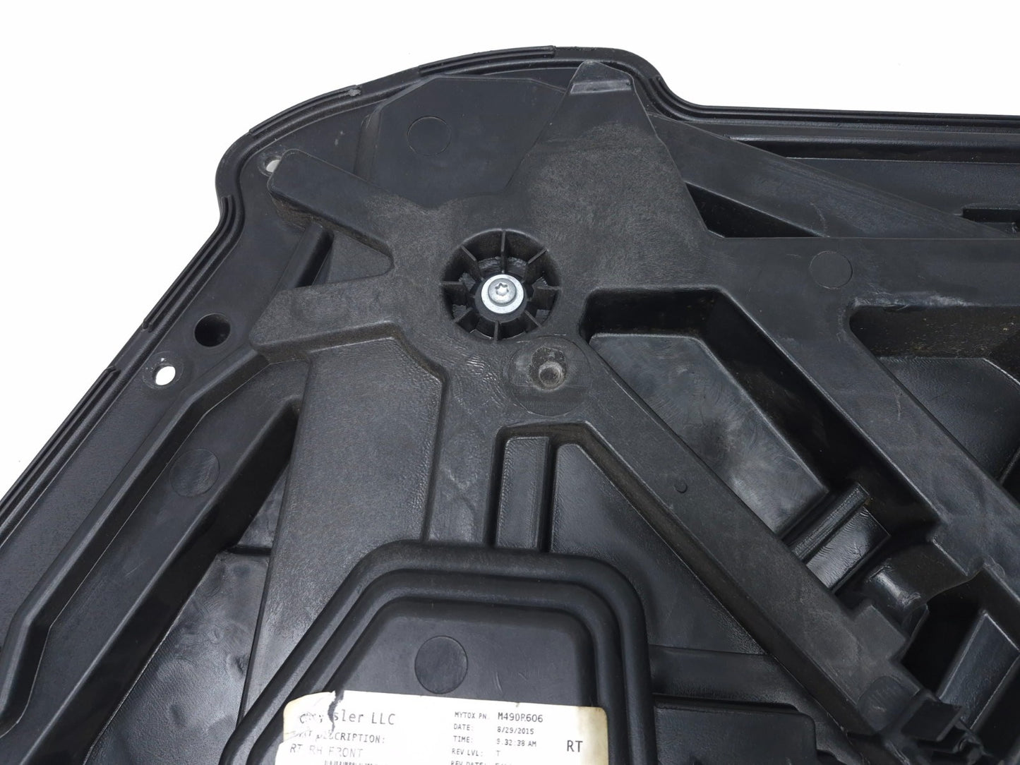 2016 Dodge Grand Caravan Front Door Window Regulator W/door Panel Right Side OEM