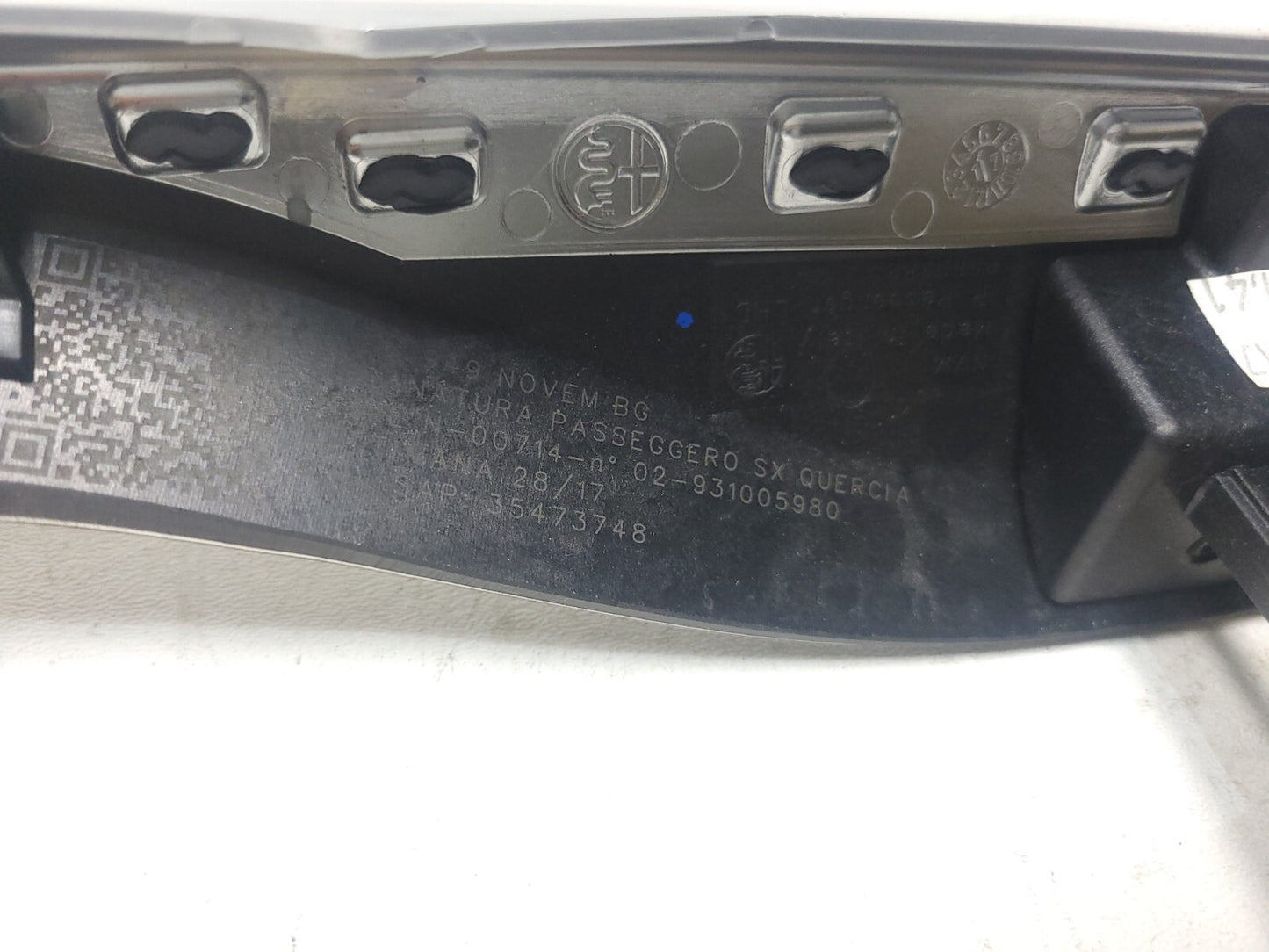 2017-2023 Alfa Romeo Stelvio Dashboard Panel Molding Trim OEM