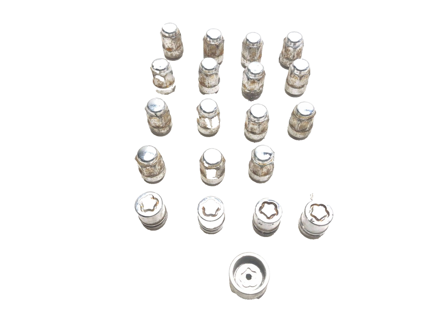 2007 Acura Tl Wheel Lug Nut & Lock 19pcs OEM