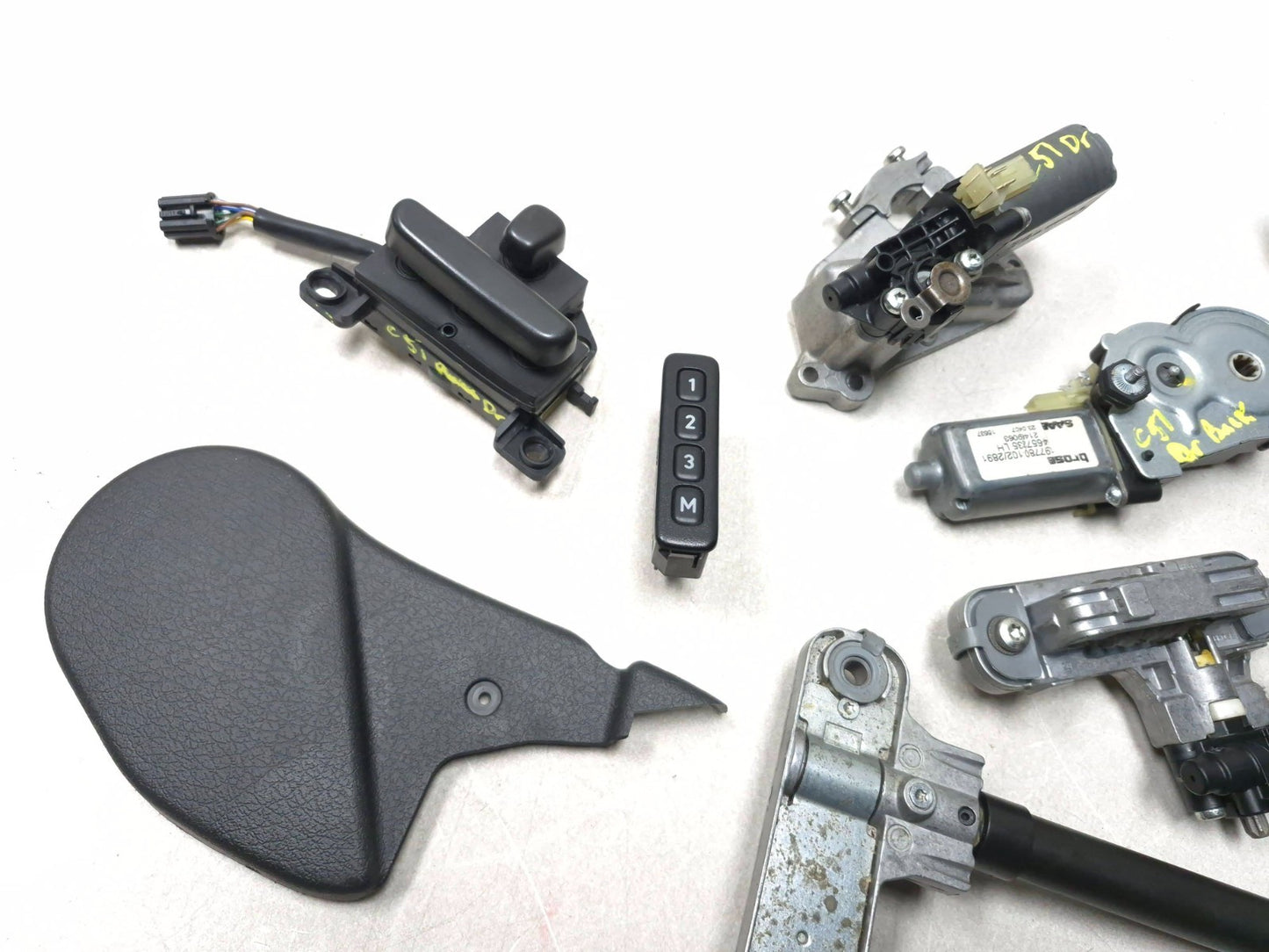 2007 Saab 9-5 Front Driver Power Seat Memory Switch Control Kit OEM