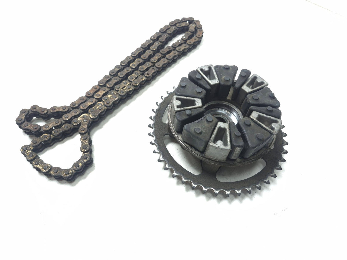 2012 Honda Nc700x Rear Wheel Hub & Sprocket With Drive Chain OEM