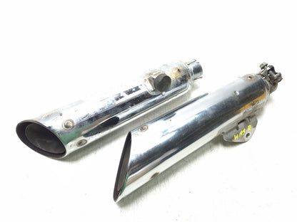 1985 Honda Shadow Vt500c Exhaust Muffler Left & Right Pair OEM