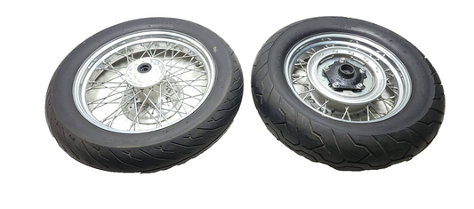 2008 Honda Shadow Vt 750ca Front & Rear Wheel Rim & Tire OEM