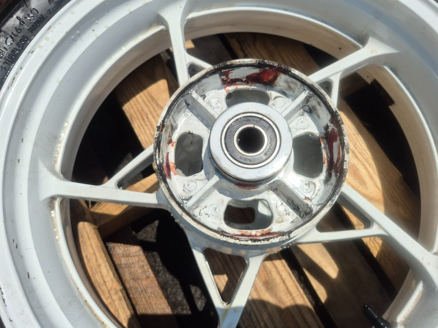 2022 Kawasaki Ninja 650 Ex650 Rear Wheel Rim & Tire  OEM
