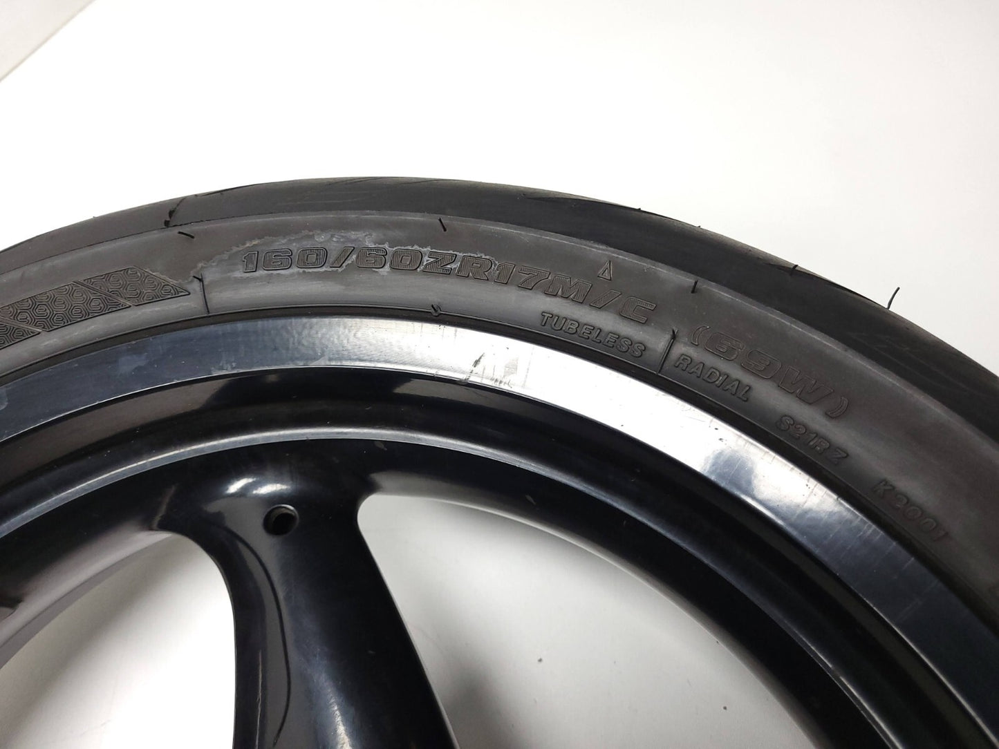 02-06 Ducati Monster M600 620 Front & Rear Wheel R17 Pair OEM