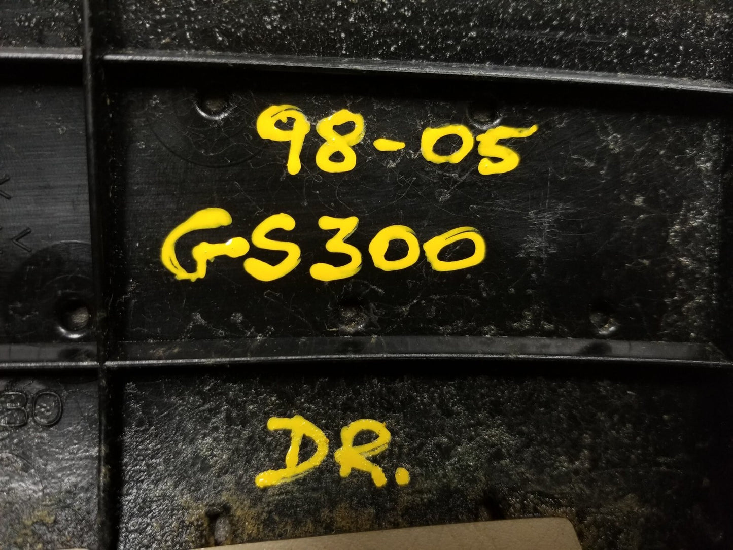 1998 - 2005 Lexus GS300 Seat Track Cover Trim Front Driver Side Left OEM