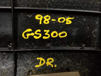 1998 - 2005 Lexus GS300 Seat Track Cover Trim Front Driver Side Left OEM