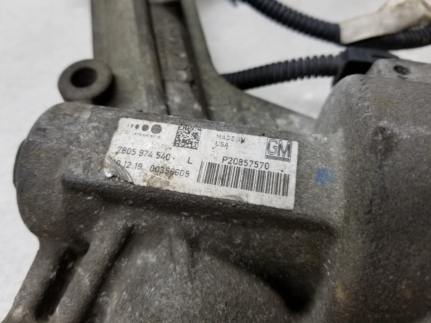 2011 Chevrolet Equinox Steering Rack & Pinion 2.4l OEM 19418902