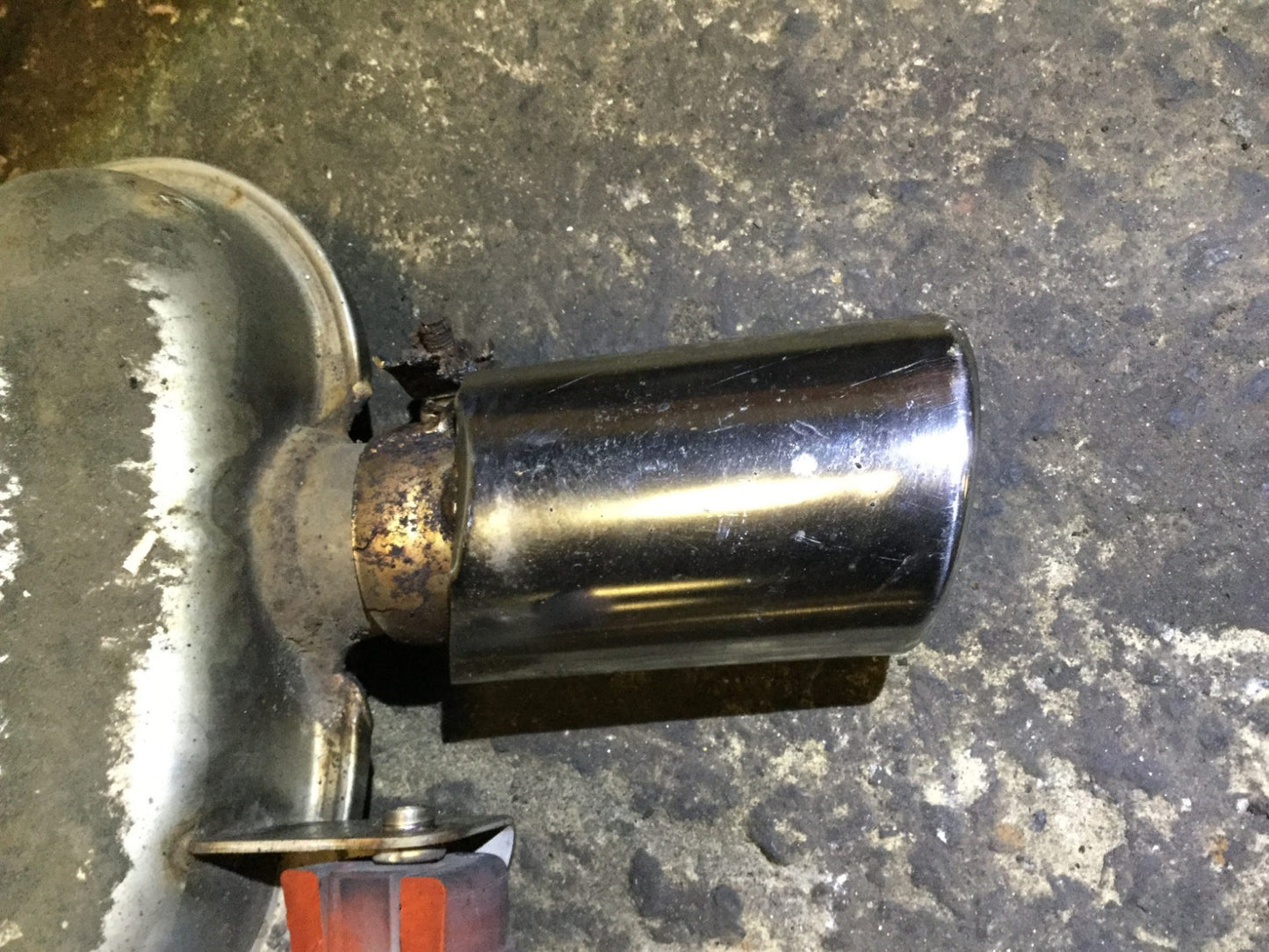 2006 Audi A8l D3 Rear Exhaust Muffler Left Driver Sdie OEM