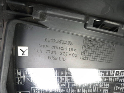 2013 Honda Cr-z Left Driver Dash Fuse Box Lid Cover Trim Panel  OEM