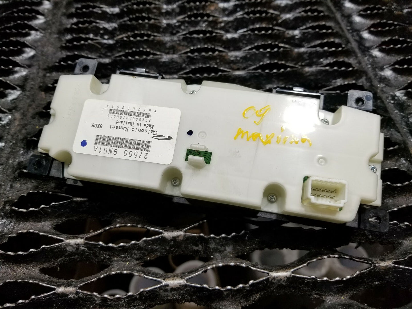 09-14 Nissan Maxima Heater AC Air Temperature Control Panel 27500-9n01a OEM