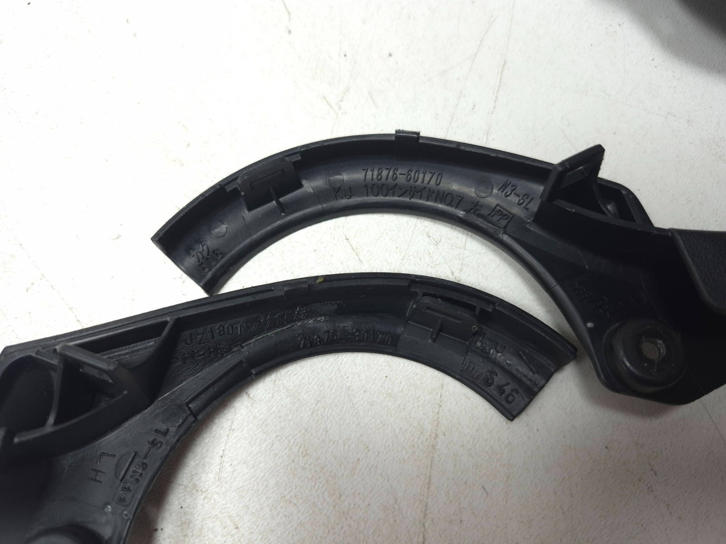 2009 Lexus IS250 Front Left Driver Seat Side Trim Cover 4pcs OEM
