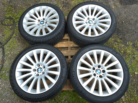 2011 BMW 750li Wheel Rim W/ Tire 245/45/r19 19x8.5j 4.8/32 Et 25 4 Pcs OEM