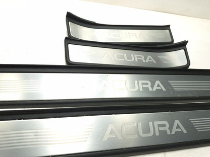 2007 Acura Tl Type-s Front & Rear Door Sill Trim Scuff Plate 4 Pcs OEM