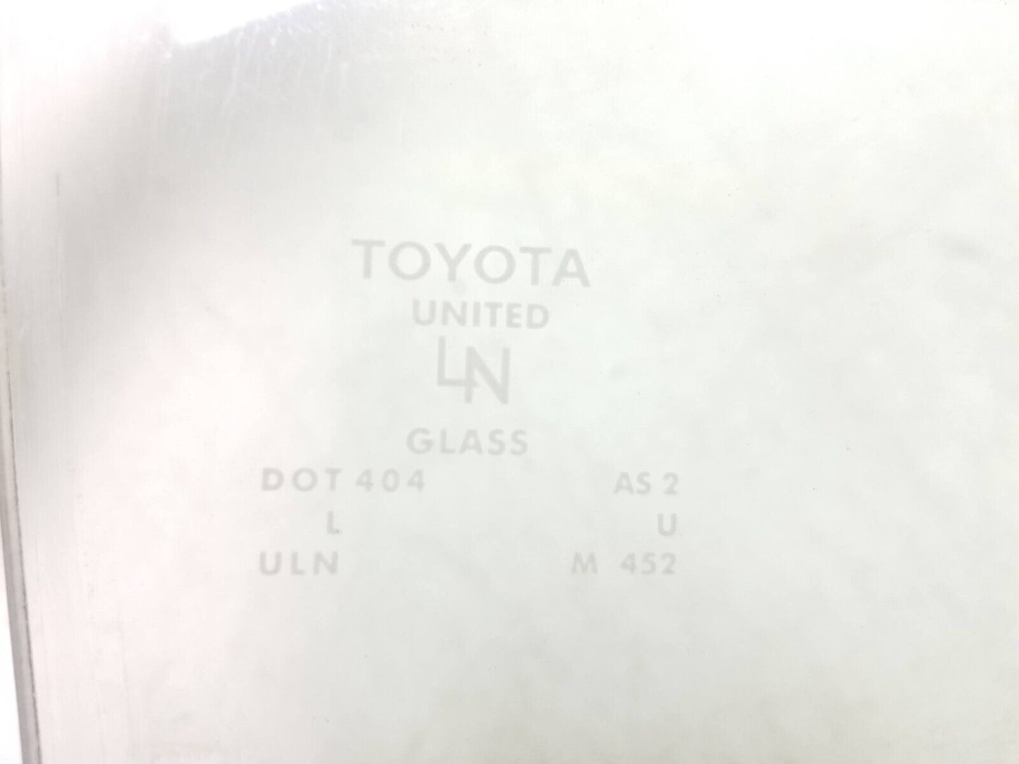 2007 - 2011 Toyota Camry Door Window Glass Rear Passenger Side Right OEM