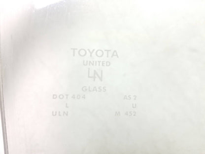 2007 - 2011 Toyota Camry Door Window Glass Rear Passenger Side Right OEM
