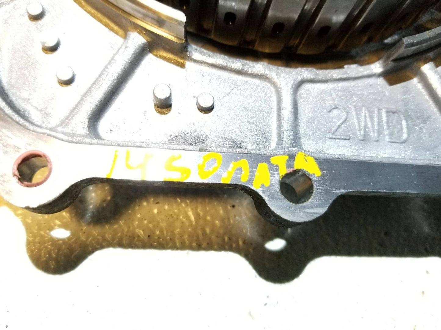 2017 Hyundai Sonata 2.4l Automatic Transmission Cover Rear OEM