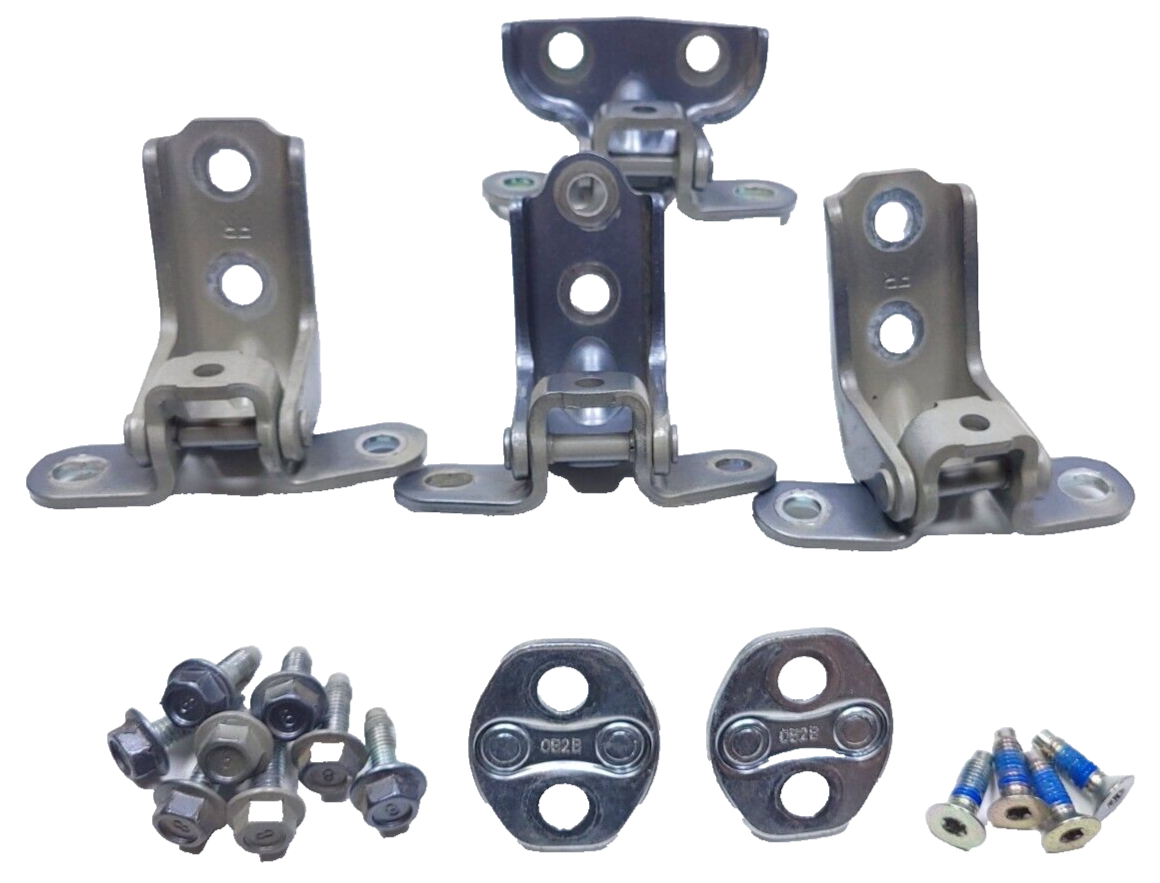 2019 Hyundai Kona Passenger Side Door Hinge 4pcs W/ Striker 2pcs OEM
