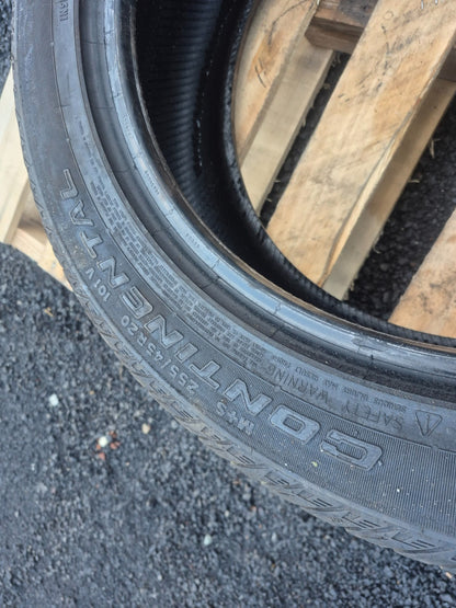 Continental Crosscontact Lx Sport 255/45 R20 101v Used Tire