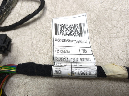 2021 Alfa Romeo Giulia Roof Headliner Wire Harness 505638930 Oem✅