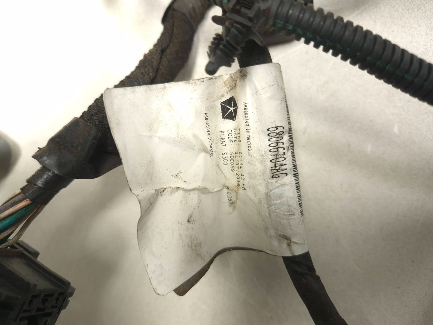 2017 Dodge Journey Radiator Support Wire Harness Front End 68066704ag OEM