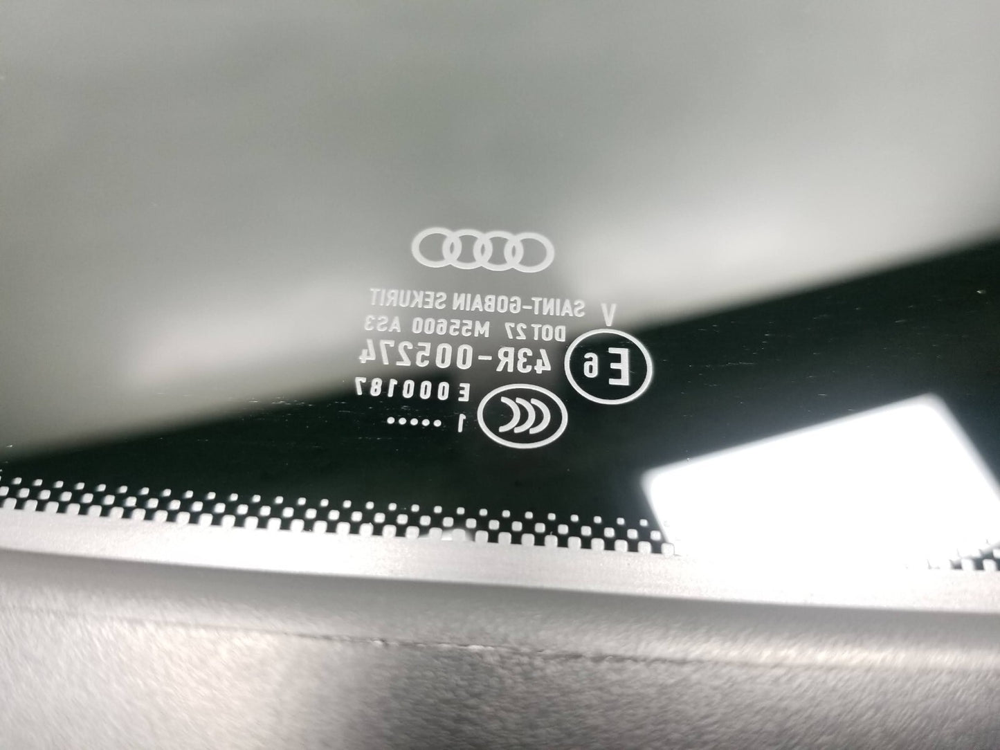 2012 Audi A7 Sunroof Sun Roof Glass OEM